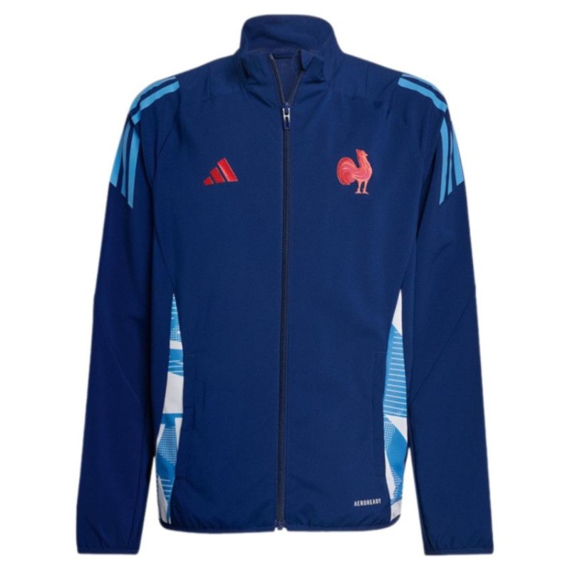 Veste de Présentation XV de France 2024-2025 Bleue marine