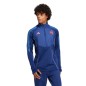 Veste demi-zippe Hiver XV de France 2024-2025 Bleue marine