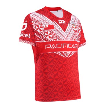 Maillot Tonga RL 2025 : domicile officiel | Rugby Approved Perpignan