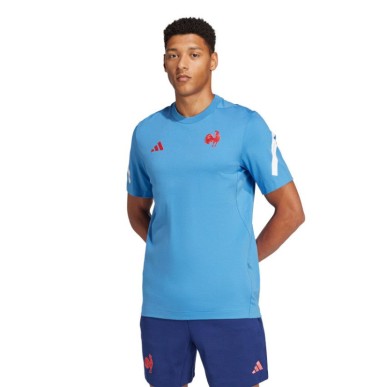 T-Shirt Bleu Ciel XV de France 2024-2025 | Rugby Approved Perpignan