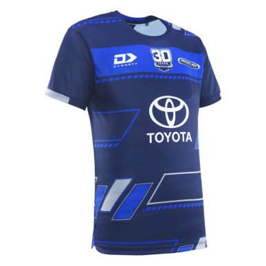 T-Shirt Entraînement Cowboys 2025 Bleu | Rugby Approved Perpignan