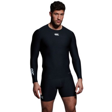 Baselayer Homme Manches Longues - Noir Canterbury
