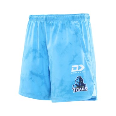 Short d’entraînement Titans 2025 bleu ciel | Rugby Approved Perpignan