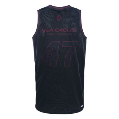 Débardeur Basket Sea Eagles 2025 noir | Rugby Approved Perpignan