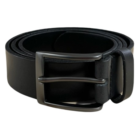 Ceinture en Cuir Ruckfield Noir et Porte-clés