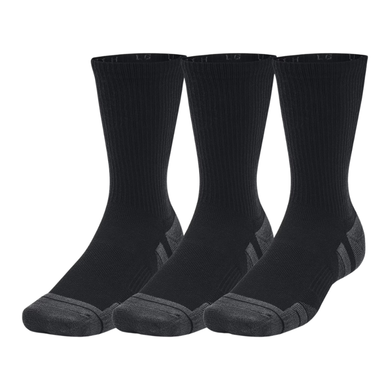 Chaussettes Mi-mollet Under Armour Noires (3 paires)