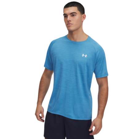 T-shirt Under Armour Tech™ Textured Bleu | Rugby Approved Perpignan