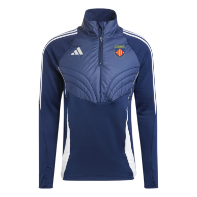 Veste Demi-Zippe Hiver USAP Bleu Marine 2024/2025 | Rugby Approved Perpignan