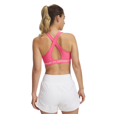 Brassière de Sport Under Armour Rose, Maintien Confort | Rugby Approved Perpignan