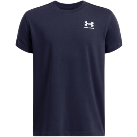 T-shirt Coton Under Armour Bleu Marine Enfant | Rugby Approved Perpignan