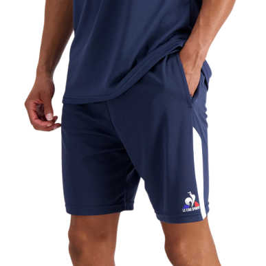 Short Coq Sportif Bleu Marine avec Poches Zippées | Rugby Approved Perpignan