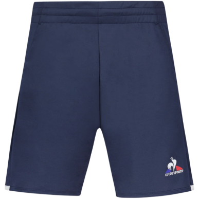 Short Coq Sportif Tennis Bleu Marine avec Poches | Rugby Approved Perpignan