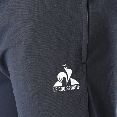 Pantalon Technique Coq Sportif Bleu Marine avec Poches Zippées | Rugby Approved Perpignan