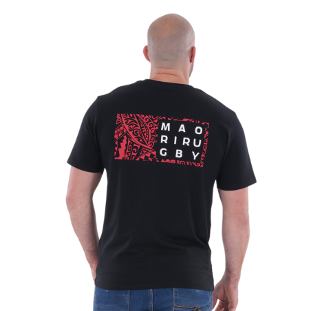 T-shirt à manches courtes Ruckfield Iwi Maori noir