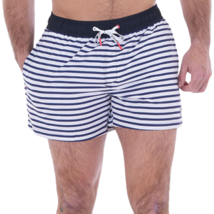 Boardshort Rayé Bleu & Blanc Ruckfield | Rugby Approved Perpignan