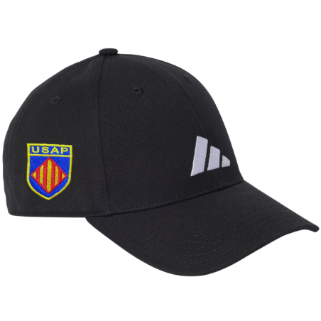 Casquette Adidas USAP Brodée Noire | Rugby Approved Perpignan