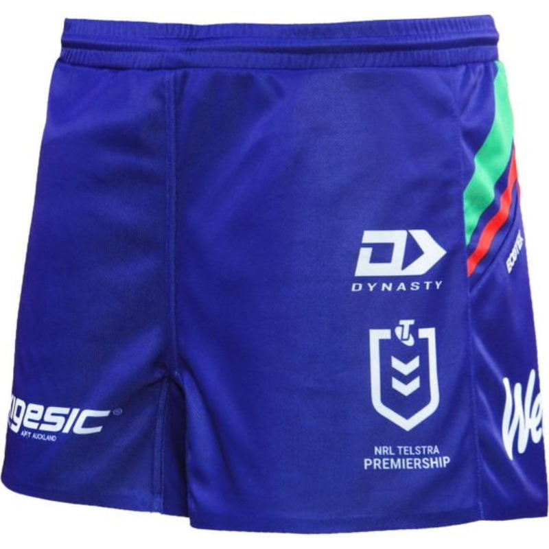 Short de match domicile bleu new zealand warriors