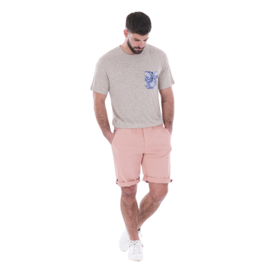 Bermuda Chino Ruckfield Essentiel - Coloris Abricot