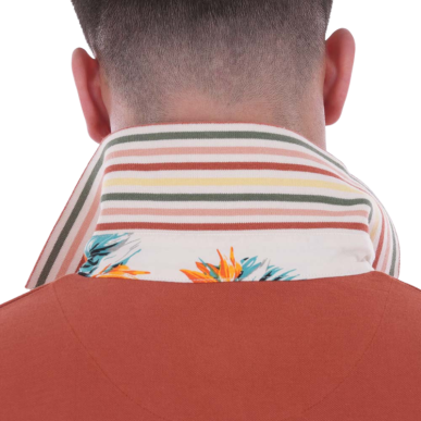 Polo à manches courtes terracotta Ruckfield Palm Beach