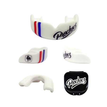 Protège-dents Enfant Prochocs V1 – Bleu Blanc Rouge Rayé