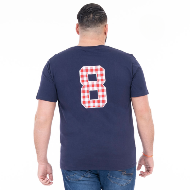 T-shirt Ruckfield x Cochonou – Rugby Bleu Marine Homme