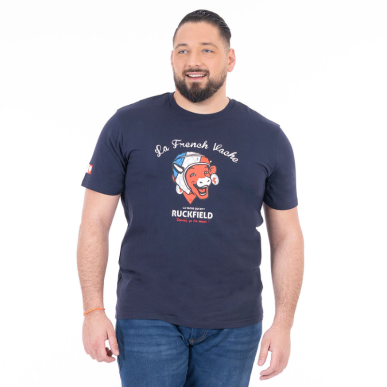 T-shirt Ruckfield x Vache qui Rit – Rugby Bleu Marine