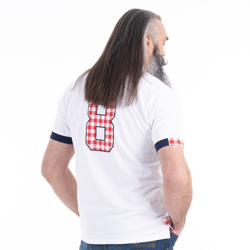 Polo Ruckfield x Cochonou blanc à manches courtes