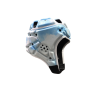 Casque impact bleu blanc "nuage" Casque impact bleu blanc "nuage"