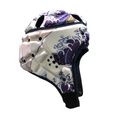 Casque rugby Impact "Océan" – Style marin & protection