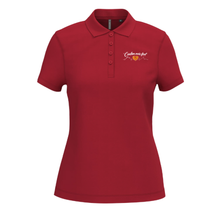 Polo femme "Cantem més fort" – Rugby & style du Sud