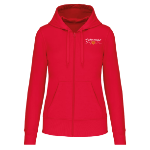 Veste zippée femme "Cantem més fort" – Rugby & confort