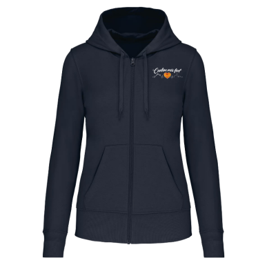 Veste zippée femme "Cantem més fort" – Rugby & confort