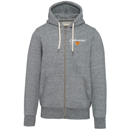 Sweat rugby vintage Cantem Mes Fort – Gris