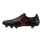 Crampons Mizuno Morelia Neo IV Pro SI Noir et rouge Crampons Mizuno Morelia Neo IV Pro SI Noir et rouge