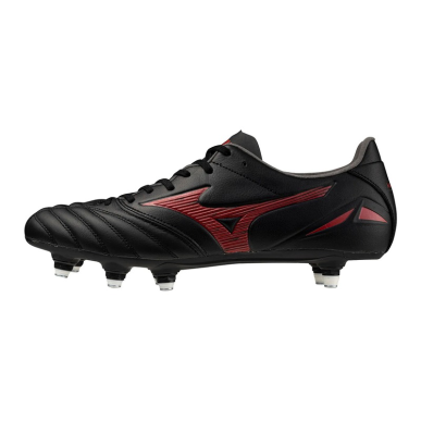 Crampons Rugby Mizuno Morelia Neo IV Pro SI – Noir & Rouge