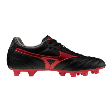 Crampons Rugby Mizuno Morelia II Club – Noir & Rouge