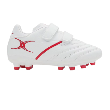 Crampons blanc enfant Gilbert | Rugby Approved Perpignan