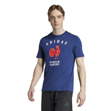 T-shirt Coton XV de France Bleu Marine