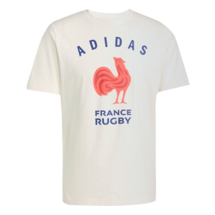 T-shirt coton XV de France Blanc | Rugby Approved Perpignan