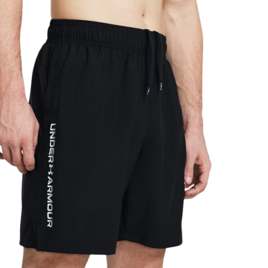 Short homme noir Under Armour sport | Rugby Approved Perpignan
