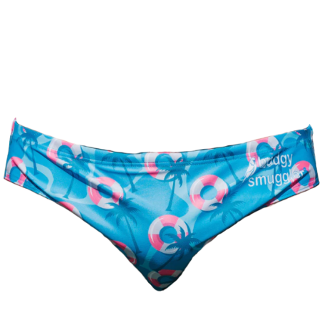 Budgy Smuggler Bouées Rose et Bleue