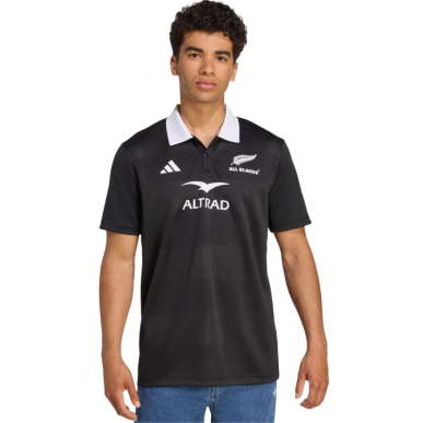 Polo All Blacks Noir Supporter | Rugby Approved Perpignan
