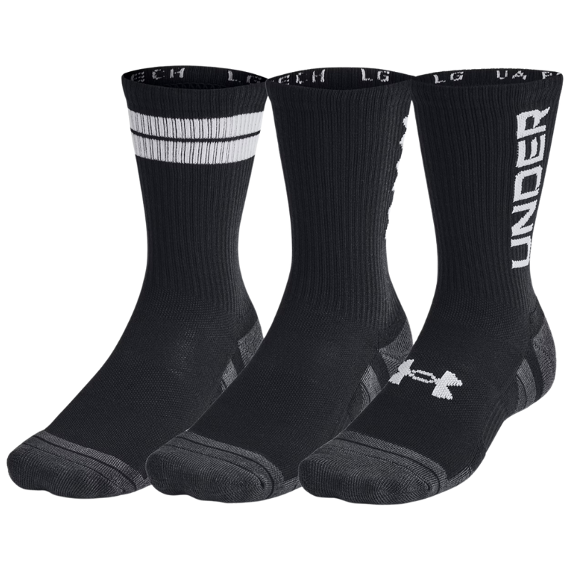 Chaussettes Hautes Under Armour Noires Dessin (3 paires) Chaussettes Hautes Under Armour Noires Dessin (3 paires)