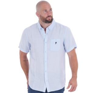 Ruckfield chemise en lin manches courtes
