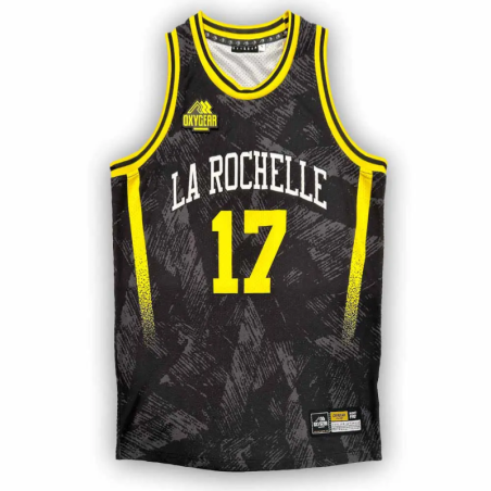 Débardeur La Rochelle Oxygear noir/jaune | Rugby Approved Perpignan