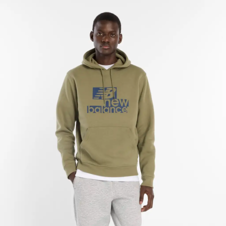 Sweat Kaki Confort New Balance Officiel | Rugby Approved Perpignan