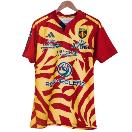 Maillot USAP extérieur sponsors 2025/2026 | Rugby Approved Perpignan