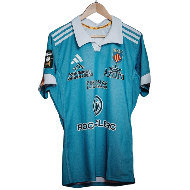 Maillot domicile USAP 2025/2026 CDR918 avec sponsors enfant Maillot domicile USAP 2025/2026 CDR918 avec sponsors enfant