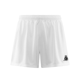 Short Kappa Sanremo blanc léger et sportif | Rugby Approved Perpignan
