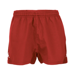 Short Kappa Bejan rouge sport et lifestyle | Rugby Approved Perpignan